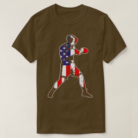 T-shirt Boing American Flag 4th of July Funny Men Boys Kid (Design devant)