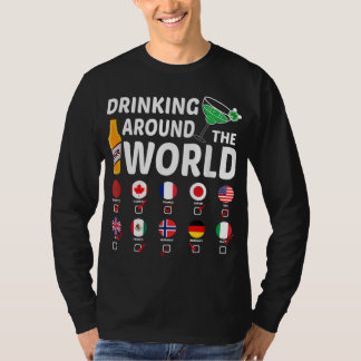 T-shirt Boire Autour Du Monde Boire Des Dons D'Amoureux