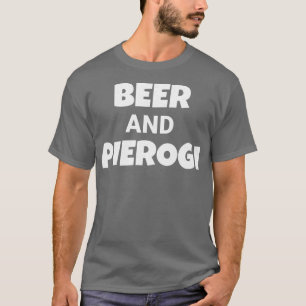 T-shirt Boire Bière Manger Pierogi Funny Pierogies Polonai
