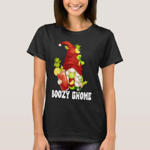 T-shirt Boire Bloody Mary Gnome Pour Femmes Et Filles Tri