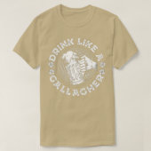 T-shirt Boire comme un Gallagher Saint Patrick's Day Cadea (Design devant)