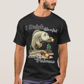 T-shirt Boire comme un poisson