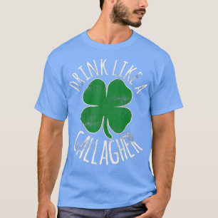 T-shirt BOIRE COMME UNE GALLAGHER Jour de la Saint Patrick