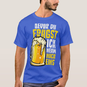 T-shirt Boire de la bière, boire une bière de fête 1