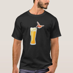 T-shirt Boire de la bière de colibri Spirit Animal Hummer 