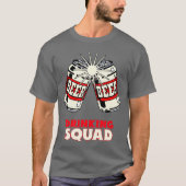 T-shirt Boire des bières Squad (Devant)