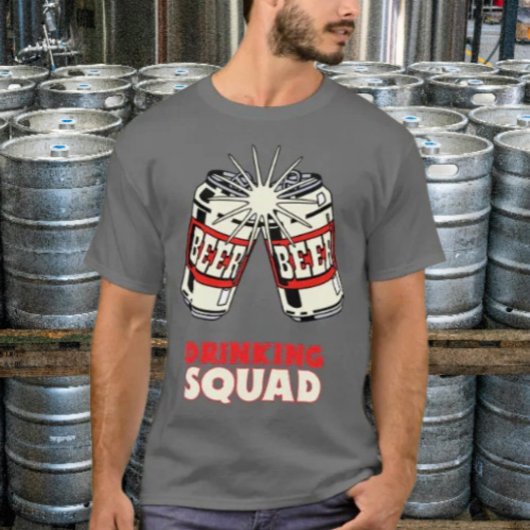 T-shirt Boire des bières Squad