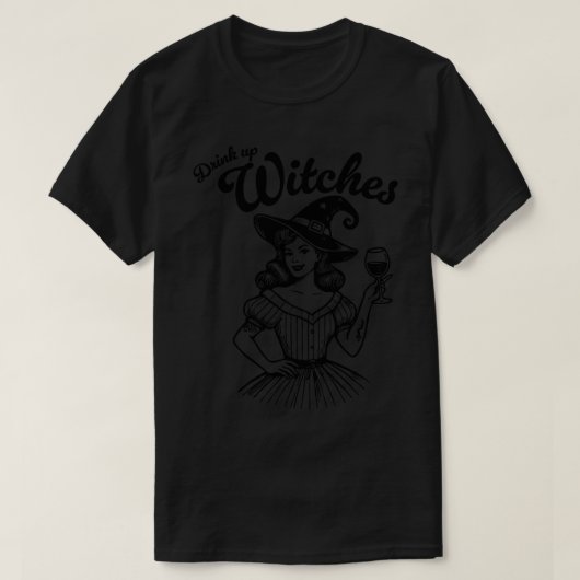 T-shirt Boire des sorcières (Design devant)