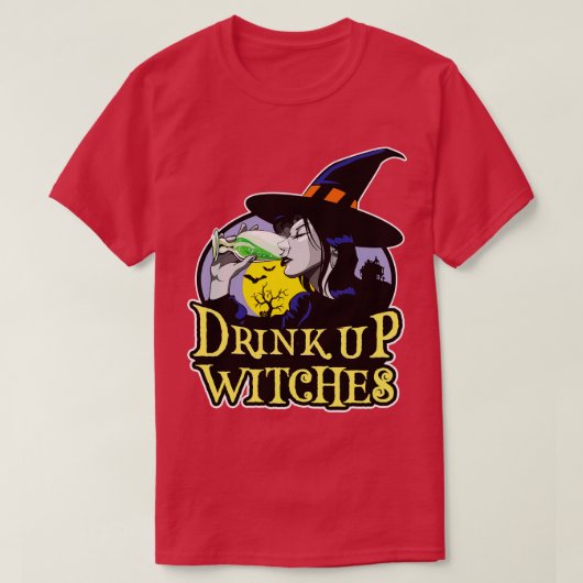 T-shirt Boire des sorcières (Design devant)