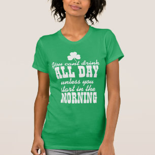T-shirt Boire drôle de bière de Jour de la Saint Patrick