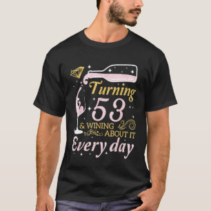 T-shirt Boire Du Vin À 53 Ans En Vaillant À Ce Sujet Ev