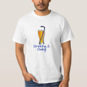 T-shirt Boire et plonger (Devant)