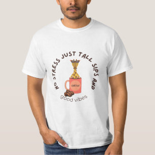 T-shirt “Boire haut, stresser bas.”