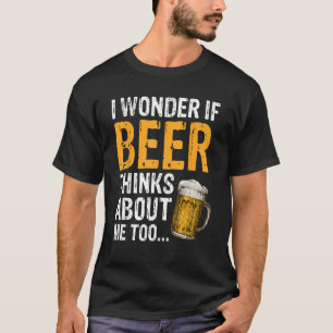 T-shirt Boire Humour Bière Alcool Hommes adultes Femmes