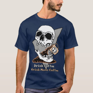 T-shirt Boire plus de café