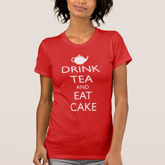 T-SHIRT BOIRE THÉ ET MANGER GÂTEAU (Devant)