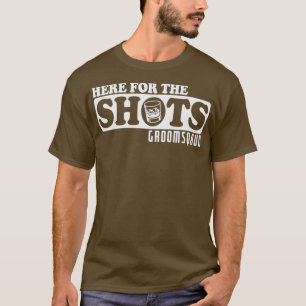 T-shirt Boire uniquement ici enterrement de vie de garçon