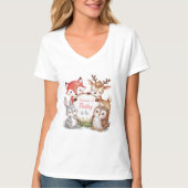 T-shirt Bois Animaux Baby shower Maman Du Bébé Être (Devant)