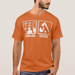 T-shirt Bois Chopping Drôle Problème Résolu Chemise T Clas