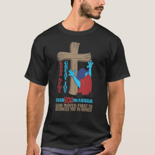 T-shirt Bois Cross Cuz Vous Avez De L'Importance Gospel T-