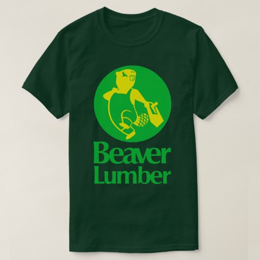 T-shirt Bois de castor (Design devant)