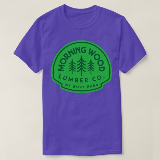T-shirt Bois de sciage du matin Co (Design devant)