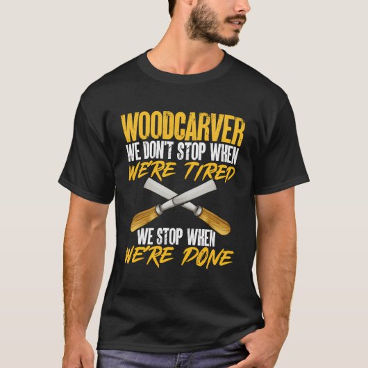 T-shirt Bois de sculpture (Devant)