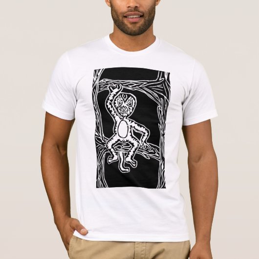 T-shirt bois de singe (Devant)
