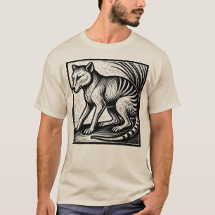 T-shirt Bois de Thylacine - Esprit de Tasmanie en Vintage