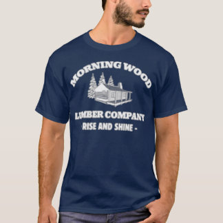 T-shirt Bois du matin - Compagnie avant Imprimer