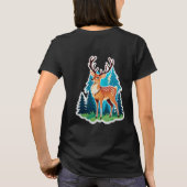 T-shirt Bois enchanté du cerf (Dos)