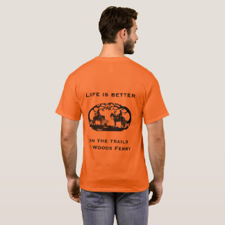 T-shirt Bois Ferry Horse Trails - La vie est meilleure
