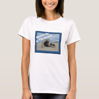 T-shirt Bois flotté Photo Ocean Amant Plutôt Être À La Pla