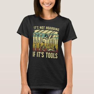 T-shirt Bois Ouvrier Pour Hommes Charpentier Outils De Tra