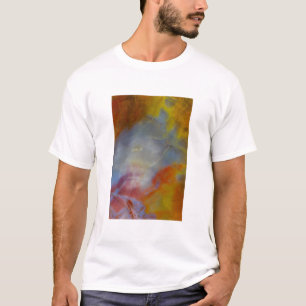 T-shirt Bois Pétrifié Abstrait en gros plan