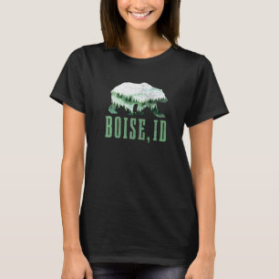 T-shirt Boise Idaho Ours Brun Nature Randonnée Camping Ran