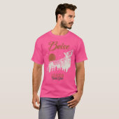 T-shirt Boise Mountains Idaho Forest Wolf (Devant entier)