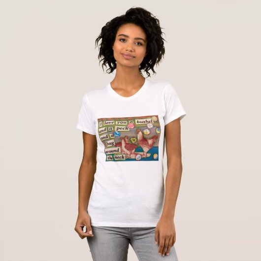 T-shirt boisseau et un pic t (Devant entier)