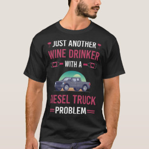 T-shirt Boisson à vin Camions diesel Camion
