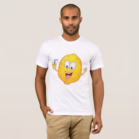 T-shirt Boisson de citron juteux (Devant entier)