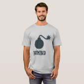 T-shirt Boisson de fête drôle bombardée (Devant entier)