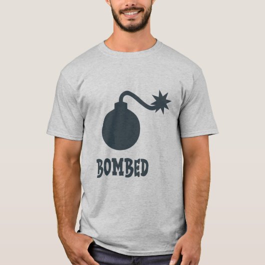 T-shirt Boisson de fête drôle bombardée (Devant)