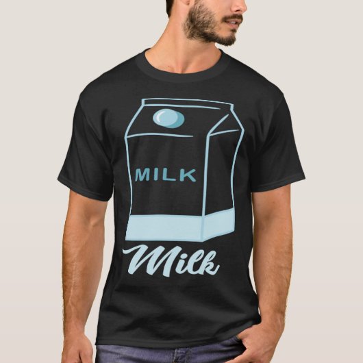 T-shirt Boisson de lait (Devant)