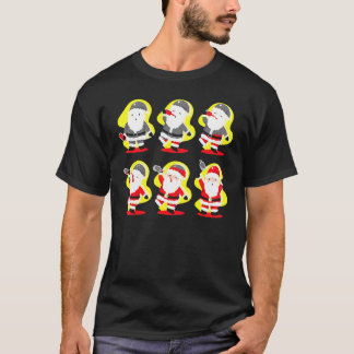 T-shirt Boisson de Noël Santa buvant