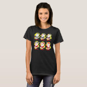 T-shirt Boisson de Noël Santa buvant (Devant entier)