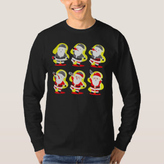 T-shirt Boisson de Noël Santa buvant