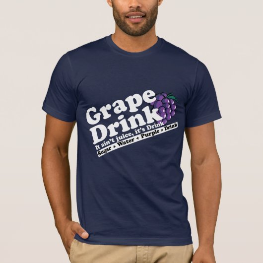 T-shirt Boisson de raisin (Devant)