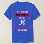 T-shirt Boisson de vin Bocce Bocci Boccie (Design devant)