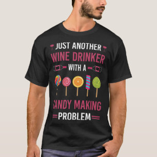 T-shirt Boisson de vin Candy faire fabricant de la bougie