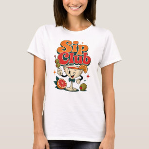 T-shirt Boisson du Club Rétro Cocktail